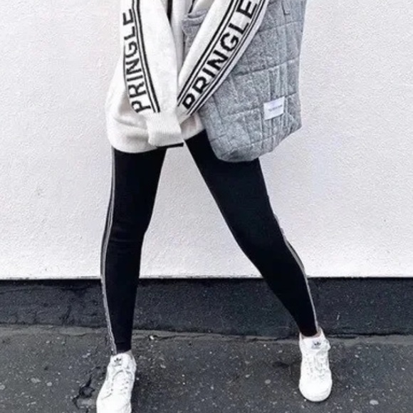 Pringle of Scotland x H&M black knit leggings - Picture 3 of 5